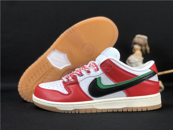 Men's Dunk Low SB Red/White Shoes 046